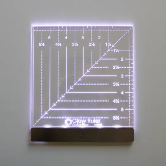 Carolina Moore Glow Ruler 6in Square