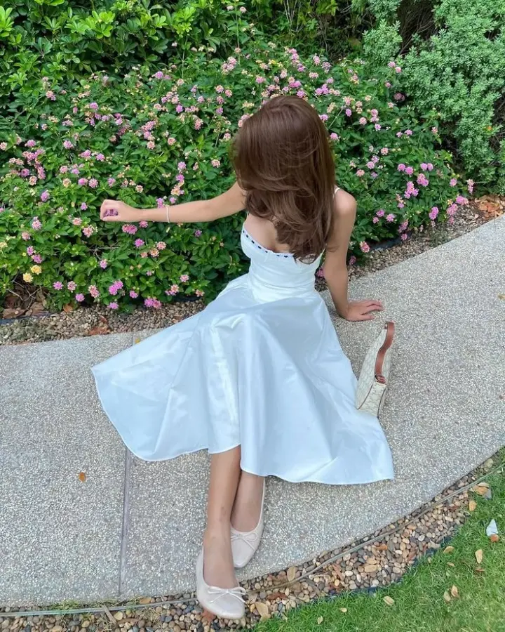 Silky Satin Prom Gown Pale Blue Women's Corset Maxi Birthday Dress Party Dress RS3055