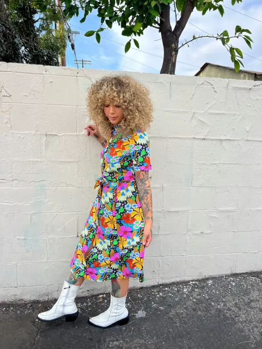 Holiday Dress Cosmic Floral