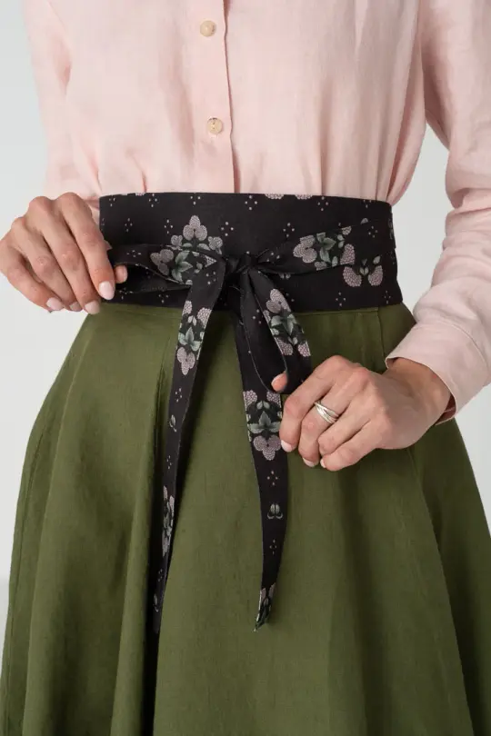 Ribbon – Adjustable Linen Waist Wrap