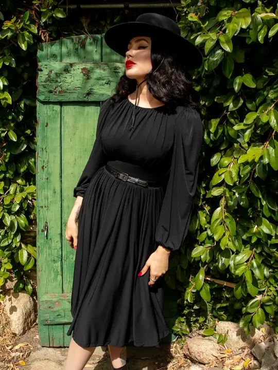 COMING BACK SOON - Salem Dress in Black