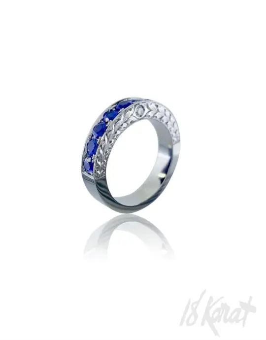 Alex's Sapphire Wedding Band