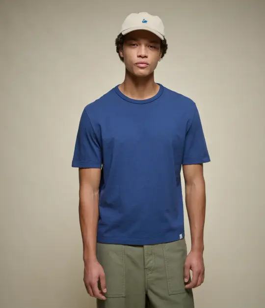 TEE02C Cropped Classic Cotton Jersey T-Shirt