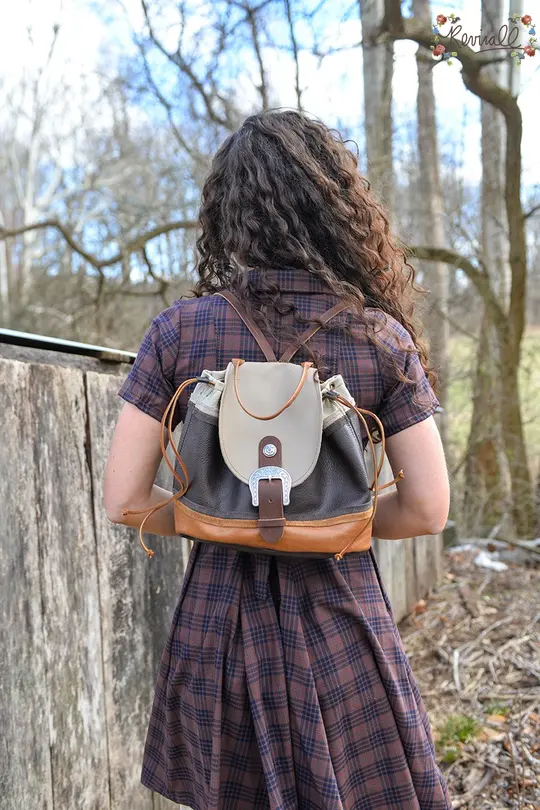 SAMPLE Mini Leather Backpack-Buckskin