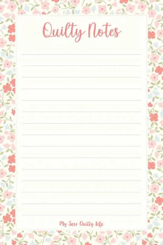 Sunbonnet Note Pads