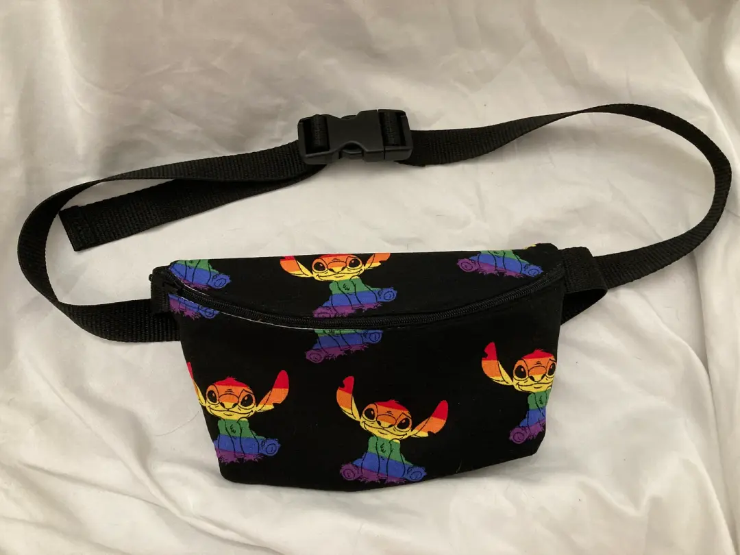 SALE - Rainbow Alien Fanny Pack