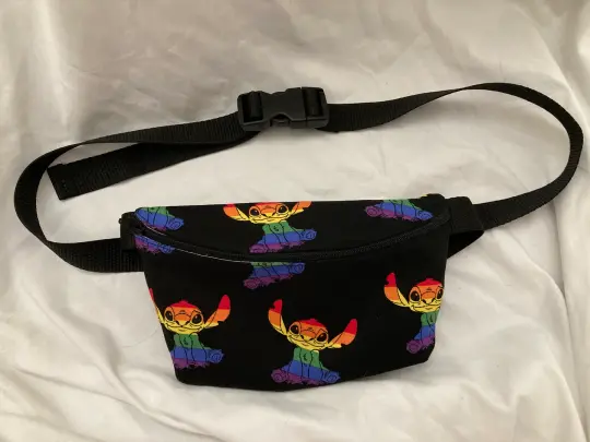 SALE - Rainbow Alien Fanny Pack