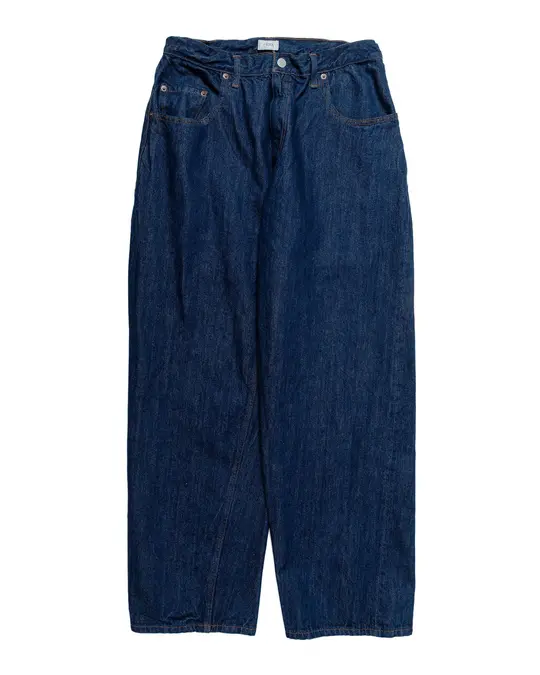 CIOTA Baggy 5 Pockets Pants Navy One Wash