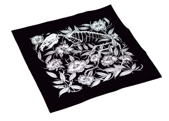 Rat and Floral Back Patch