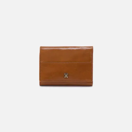 Jill Mini Trifold Wallet (Truffle)