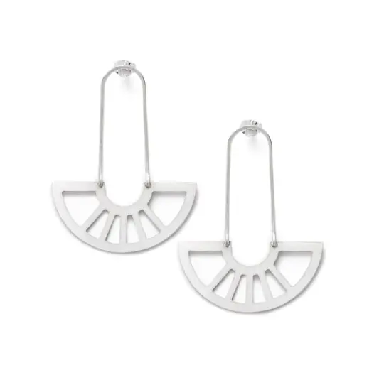 Coro earrings - silver