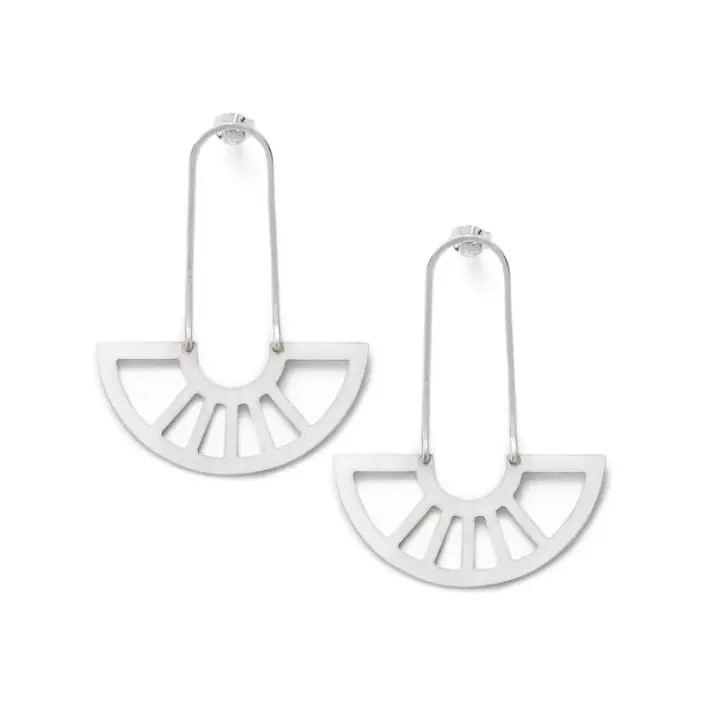Coro earrings - silver