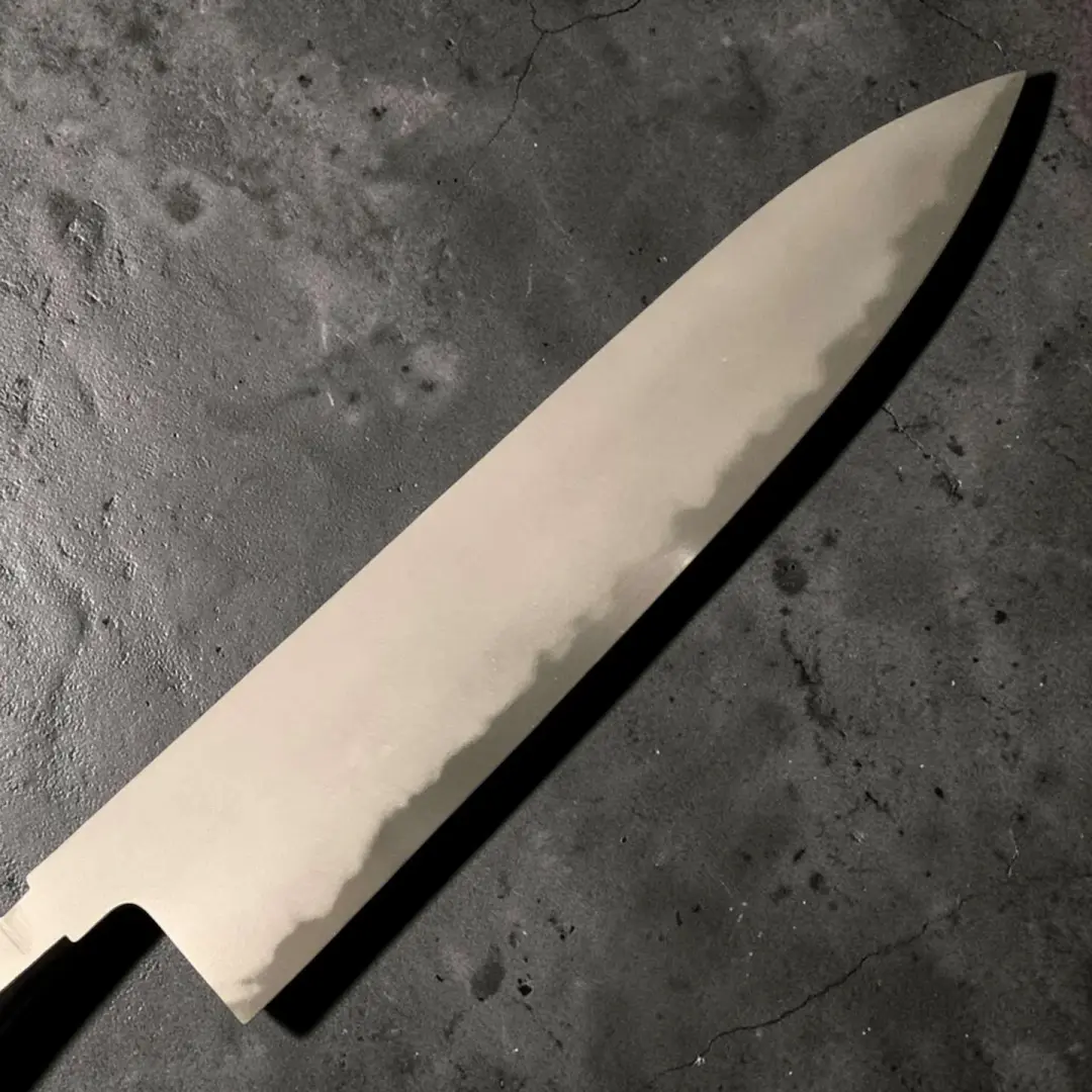 Yoshikazu Tanaka — Blue #1 Gokujyo Hon Kasumi Tall Gyuto 255mm No Handle