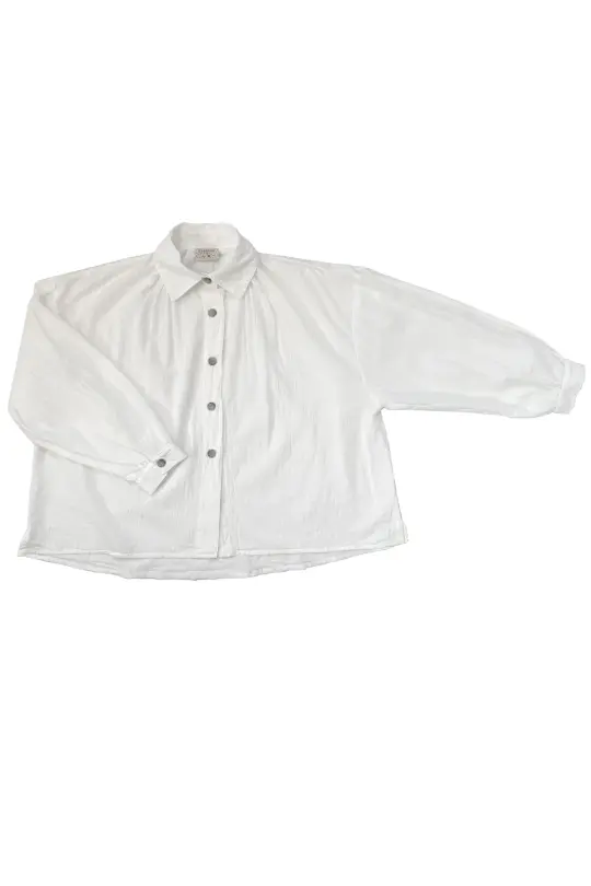 Poet Blouse Cropped