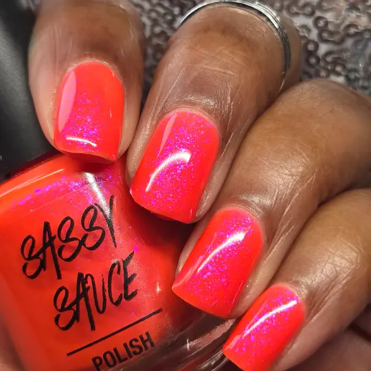 Sassy Sauce Polish: "Red Bottom Behavior" *OVERSTOCK*