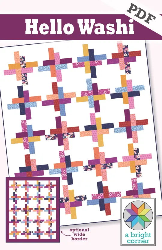 Hello Washi Quilt Pattern - PDF Version