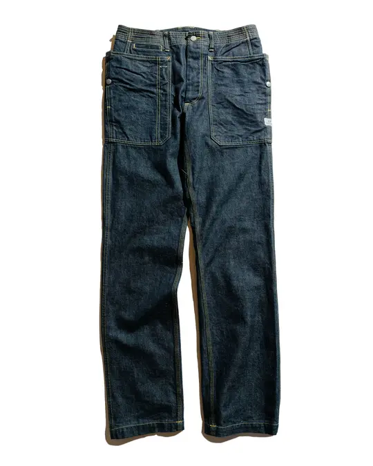 Sassafras Fall Leaf Sprayer Pants 13.5oz Denim Indigo
