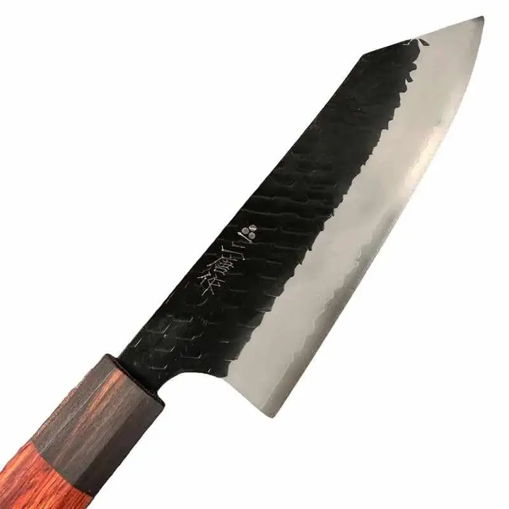 Nigara Hamono SG2 Kurochi Tsuchime 180mm Bunka with Rosewood Handle