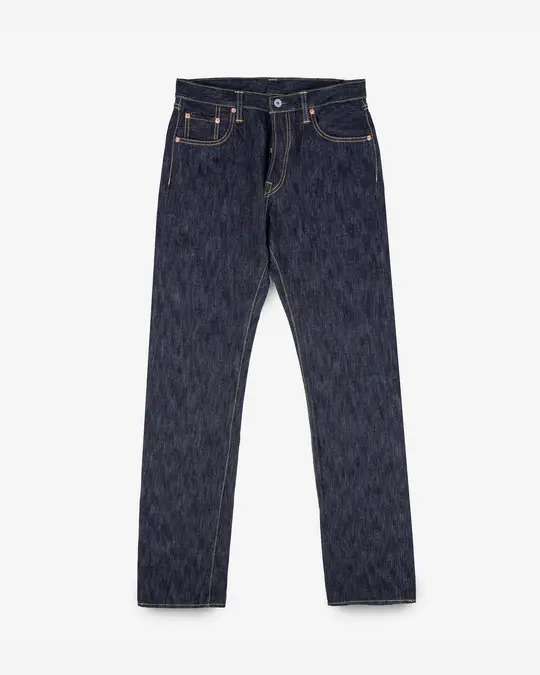 16oz Slubby Selvedge Denim Straight Cut Jeans - Indigo