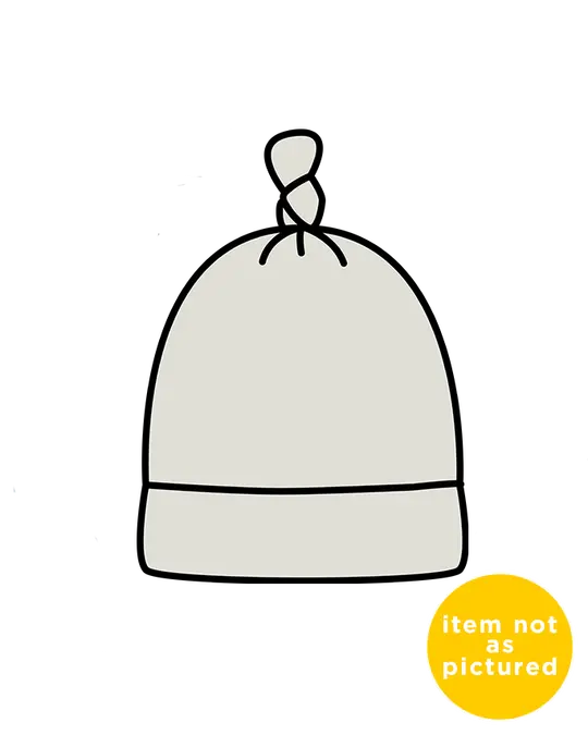 One Scrap Baby Hat Vanilla