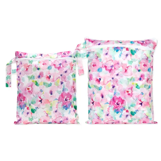 Wet Bag + Wet/Dry Bag Set: Watercolor