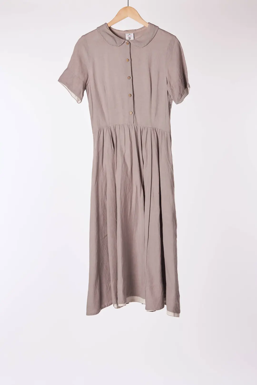 Classic Dress, Short Sleeve, Silver Dust
