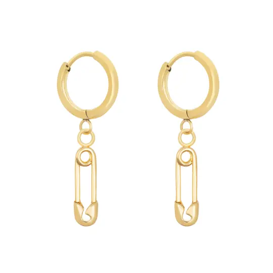 Safety Pin Earrings