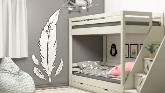 Feather - Wooden Height Chart | Growth Chart