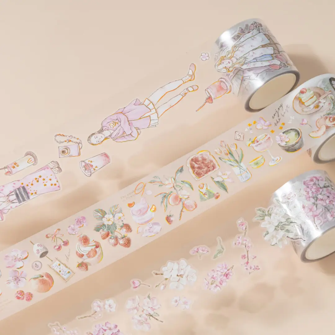 Hinoki - ‘Into the Spring’ PET Decorative Tape