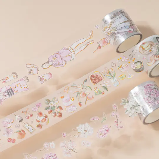Hinoki - ‘Into the Spring’ PET Decorative Tape