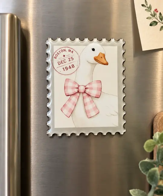 Quilted Cow-Nelson Fridge Magnet