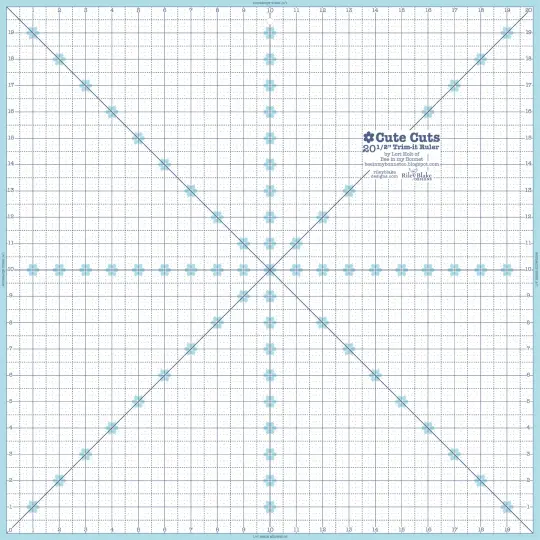 Lori Holt Trim It Ruler 20.5" Square
