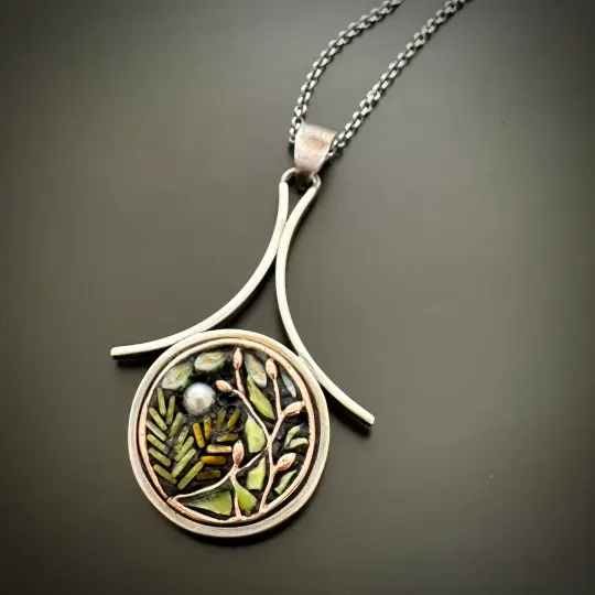 Moon Glow Pendant Long