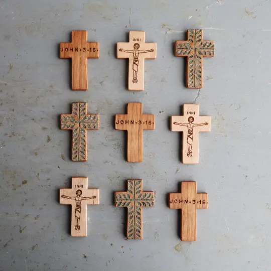Engraved Pocket Crosses