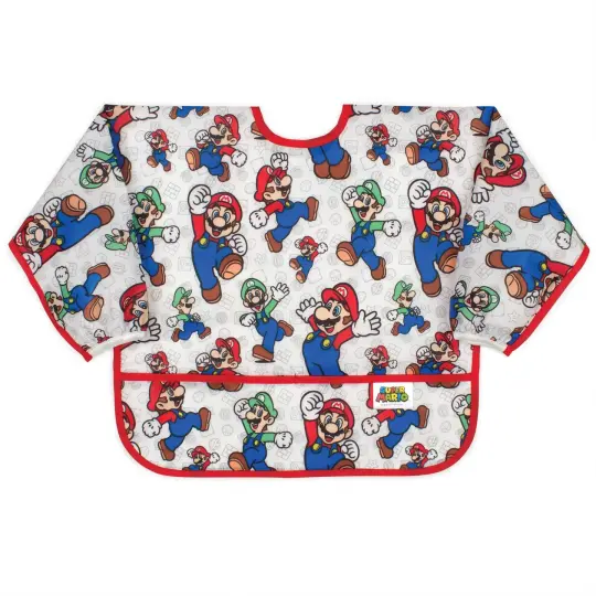 Sleeved Bib: Super Mario™ Classic