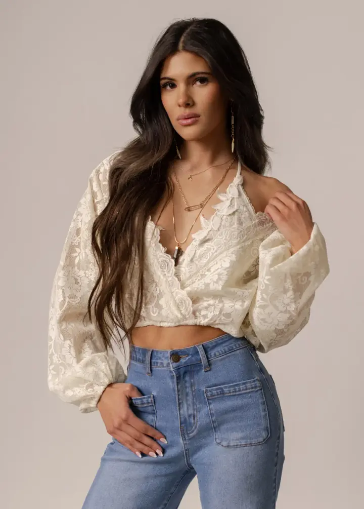 Wren Top in Cream