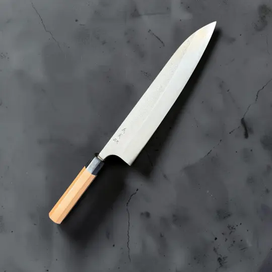 Yoshimi Kato AS Nashiji Gyuto 240mm