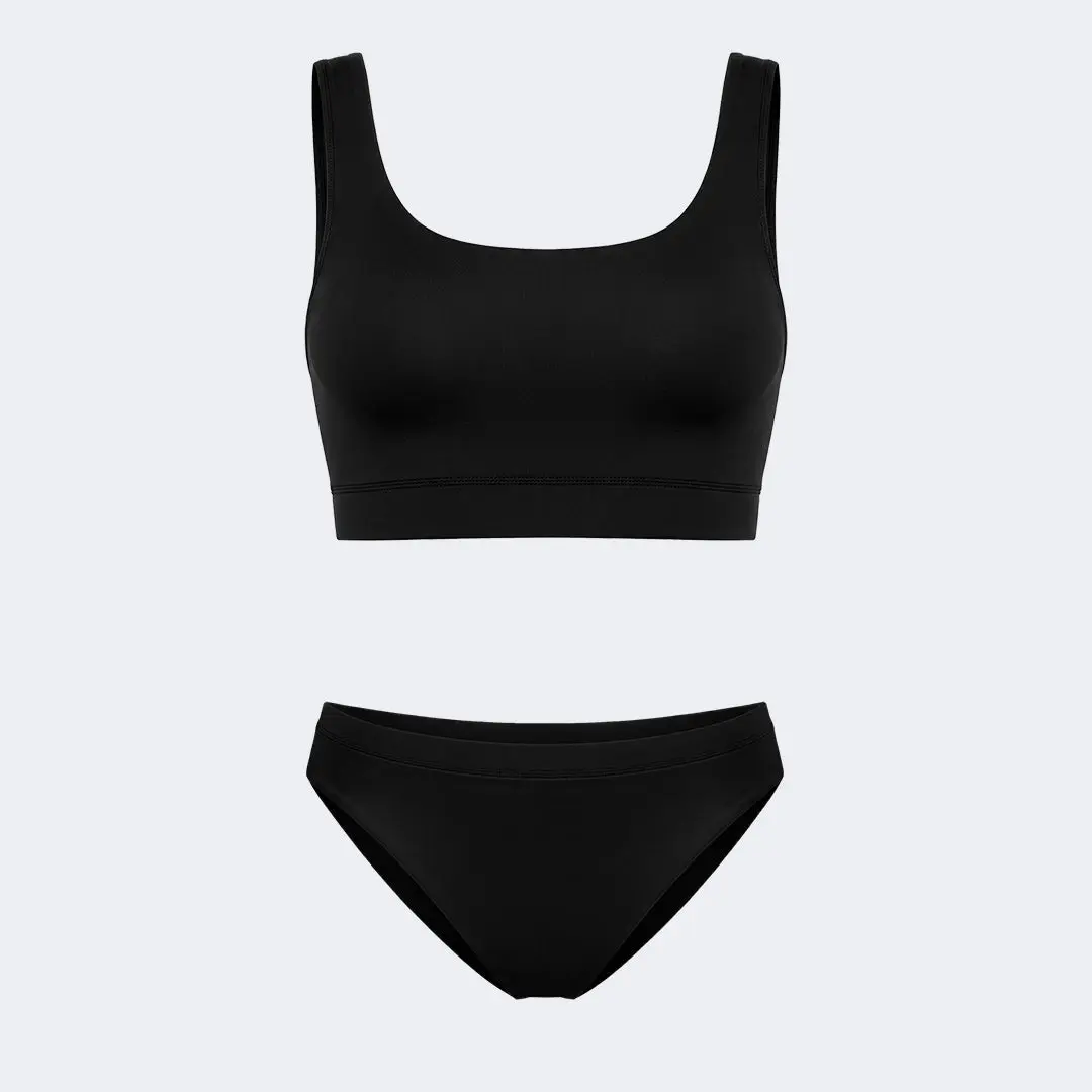 Swim Set Bikini Boss Jet Black