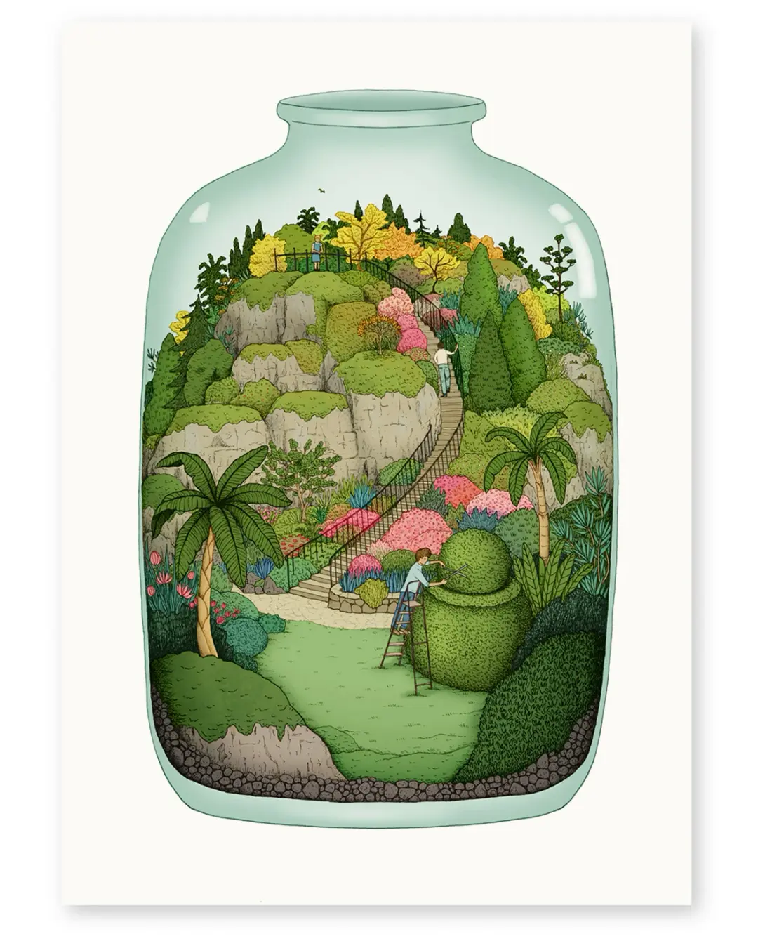 'Butchart Gardens' Limited Edition Art Print