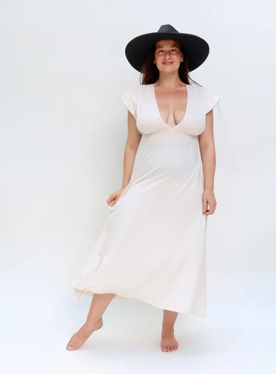 Kimono Empire Wanderer Below Knee Dress