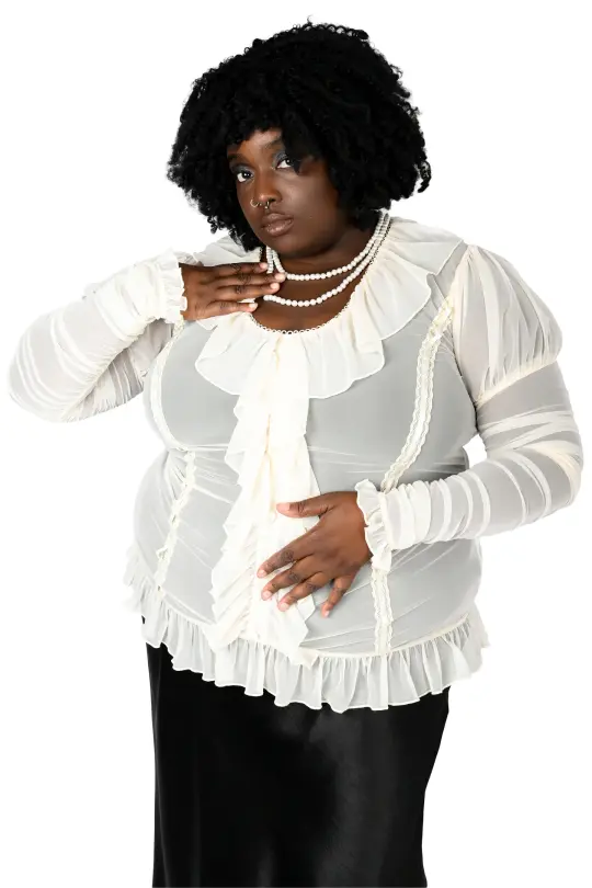 Audra Top - Cream - Limited Edition