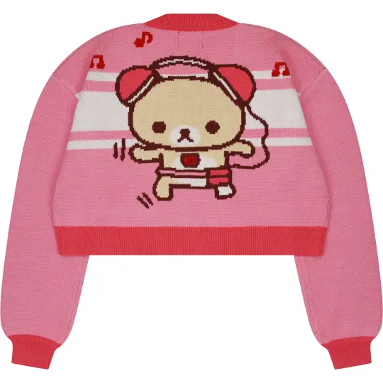Korilakkuma Dance Cropped Cardigan