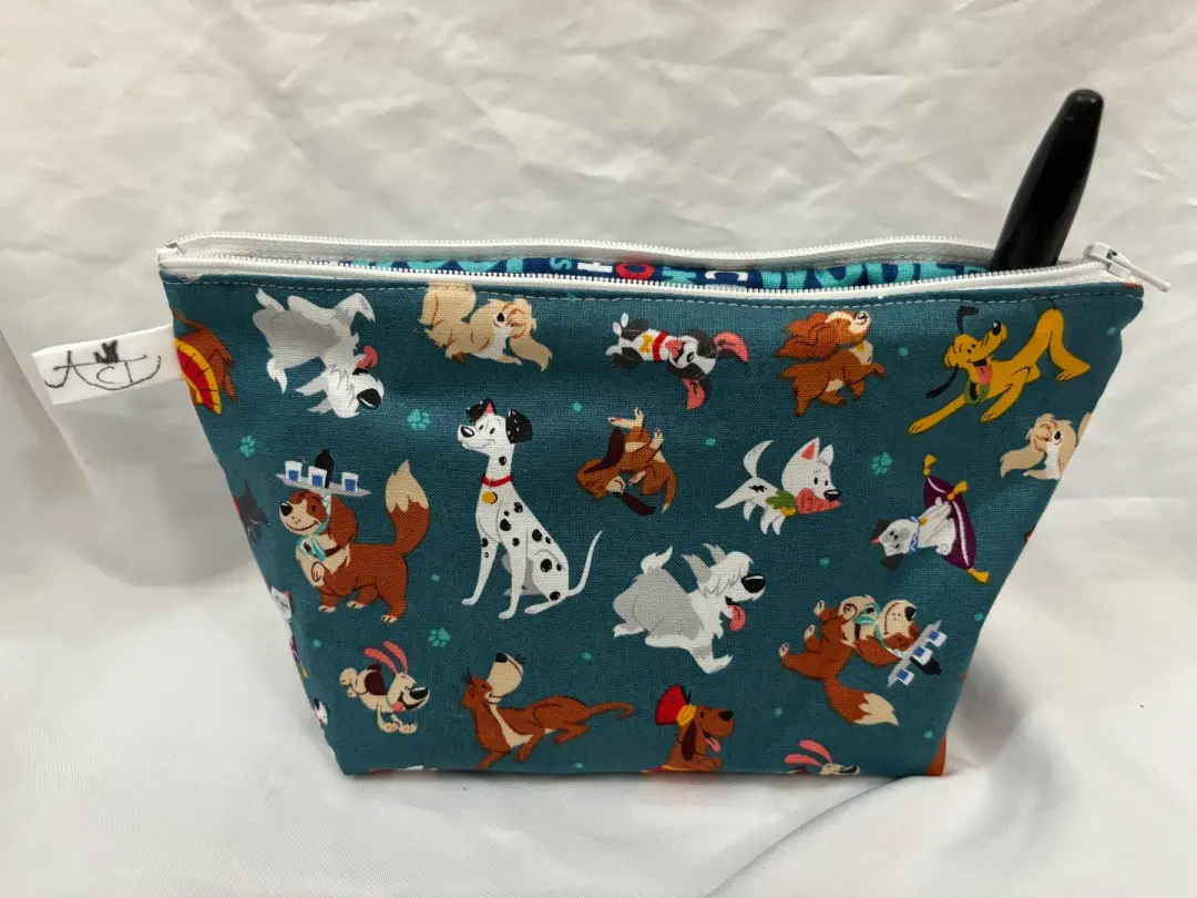 Cartoon Dogs Zipper Pouch