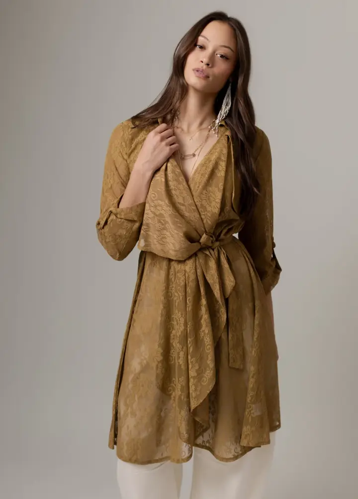 Ari Duster in Khaki