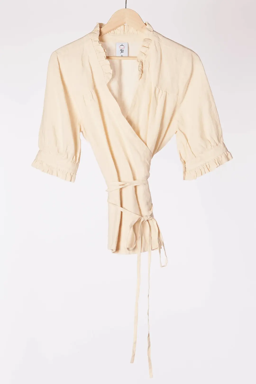 Milky White, Bennet Blouse, Short Sleeve