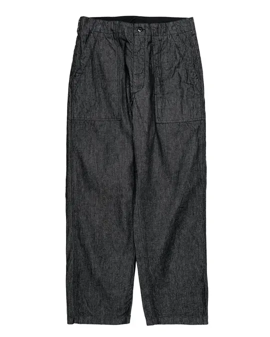 Engineered Garments Fatigue Pant Black Cotton Cone Denim