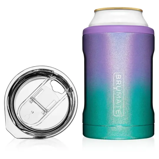 HOPSULATOR DUO 2-IN-1 | GLITTER MERMAID (12OZ CANS/TUMBLER)
