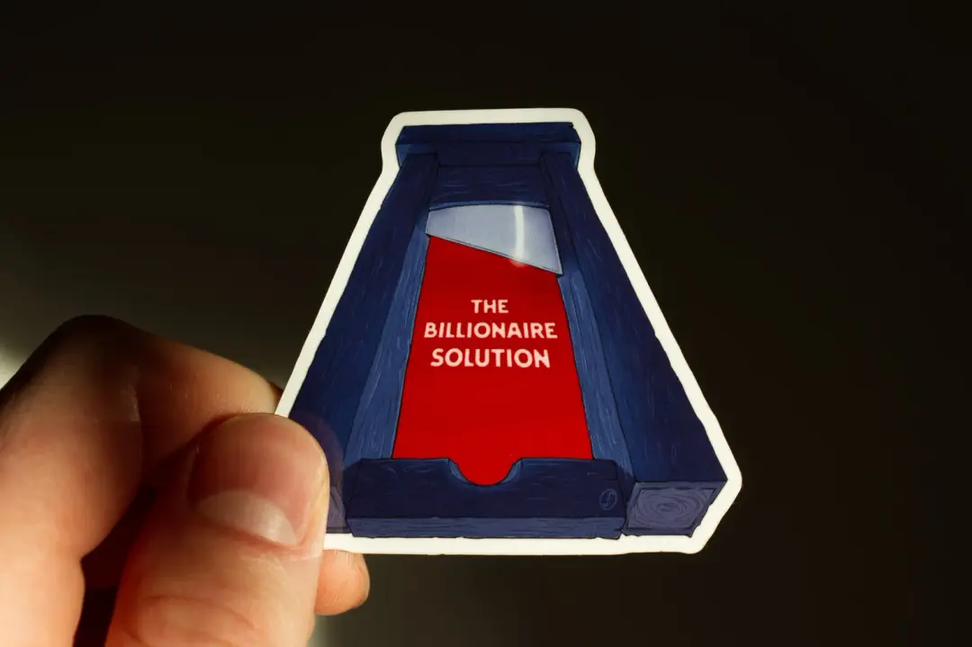 The Billionaire Solution Sticker