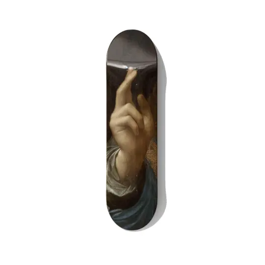 Da Vinci Salvator Mundi Skateboard Wall Art