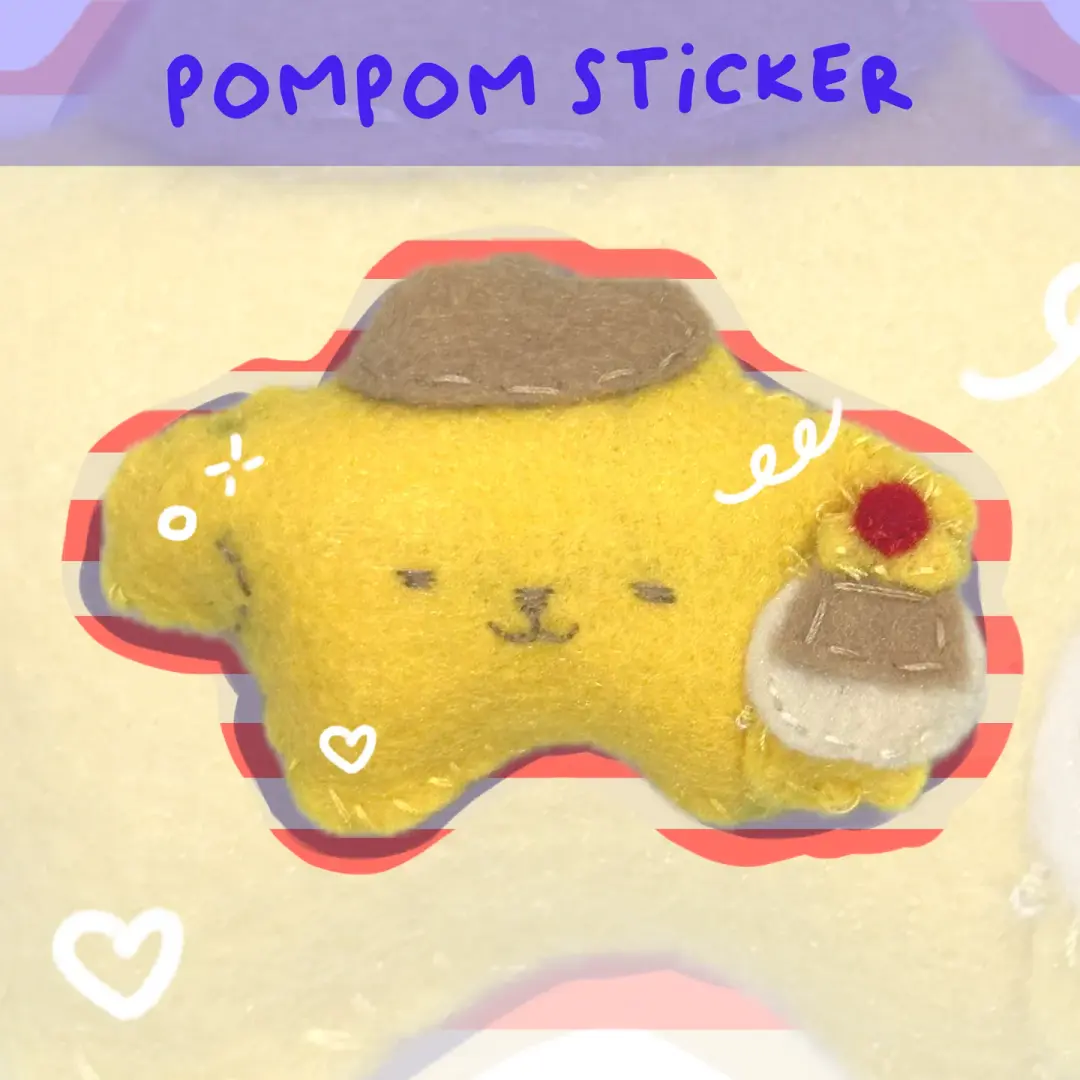 pudding dog sticker